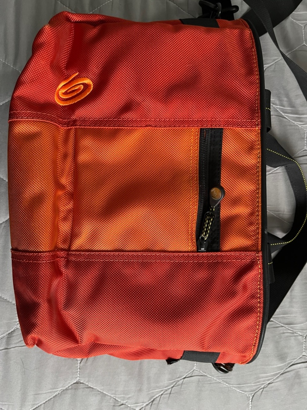 Timbuk2 Cargo Tote, orange, zipper top - Picture 3 of 11